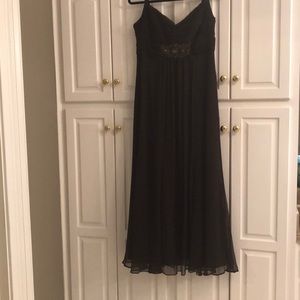 Beautiful brown formal dress.